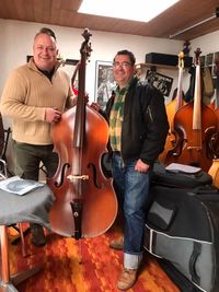 Stephane Ferlay while picking up his 1939 KAY C1 we took a picture with a 1958 King